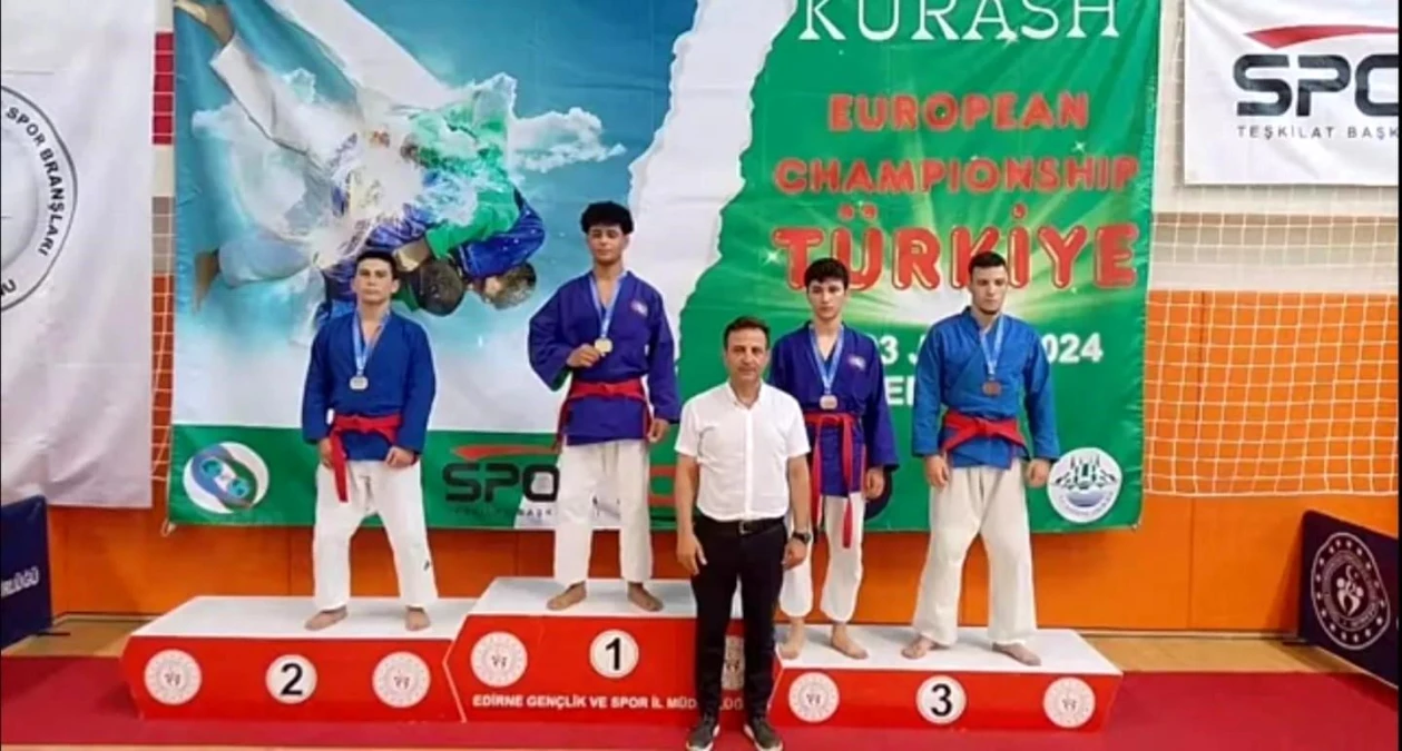 Diyarbakırlı Sporcular Kuraş Gençler Şampiyonası’nda Avrupa Şampiyonu Oldu